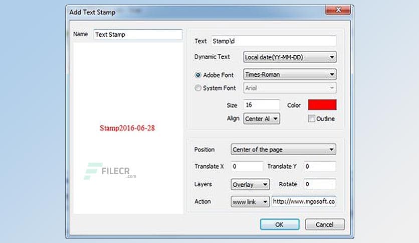 Mgosoft PDF Stamper 7.5.0