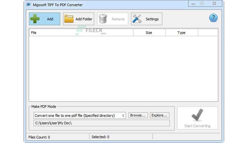 Mgosoft TIFF To PDF Converter 8.8.0