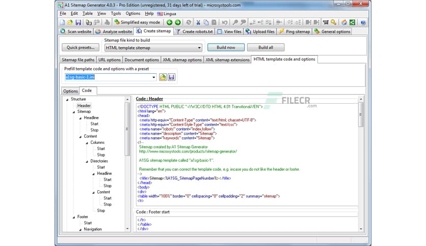 MicroSys A1 Sitemap Generator Pro 10.1.4 (Update 14)