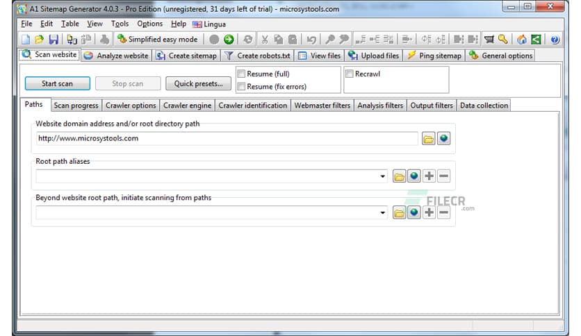 MicroSys A1 Sitemap Generator Pro 10.1.4 (Update 14)
