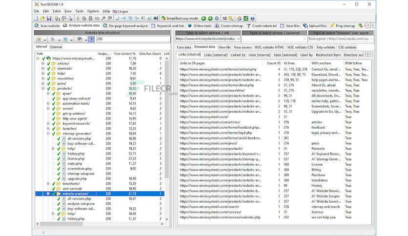 MicroSys A1 TechSEO360 1.1.4 (Update 10)