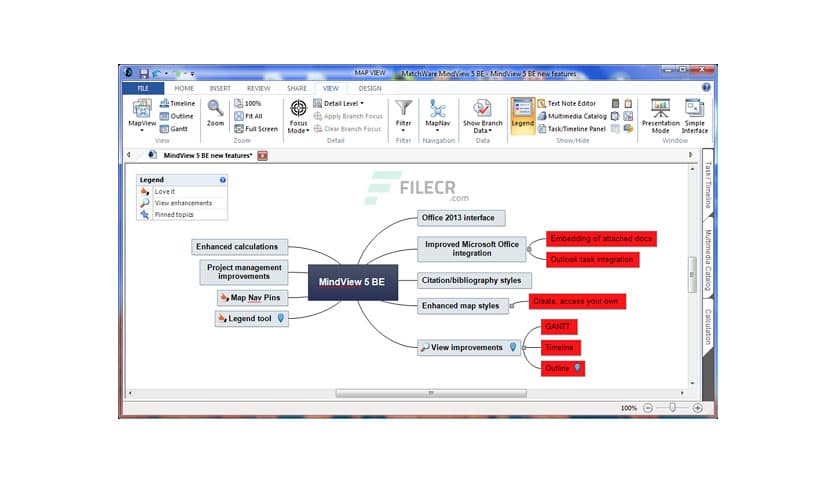 MatchWare MindView 9.0.60114
