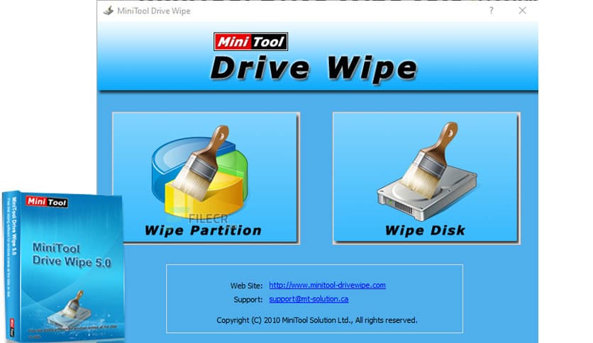 MiniTool Drive Wipe 5.0