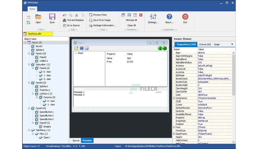 MiTeC DFM Editor 8.4.0