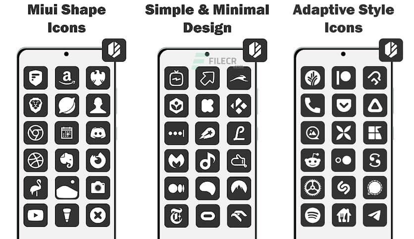 MiUi 12 Dark – Icon Pack v5.4