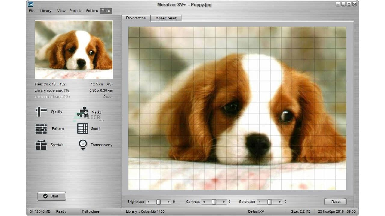 Mosaizer XV+ 15.0 Build 55