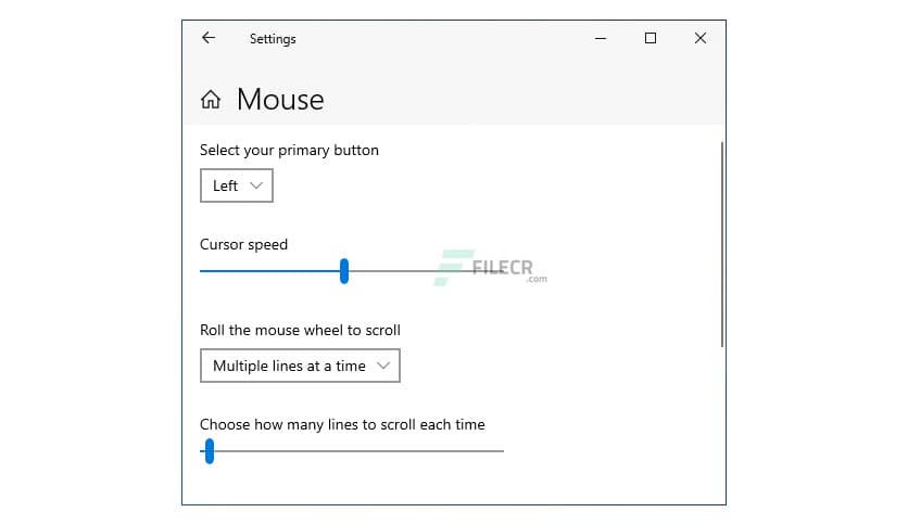 Mouse settings changer 1.2