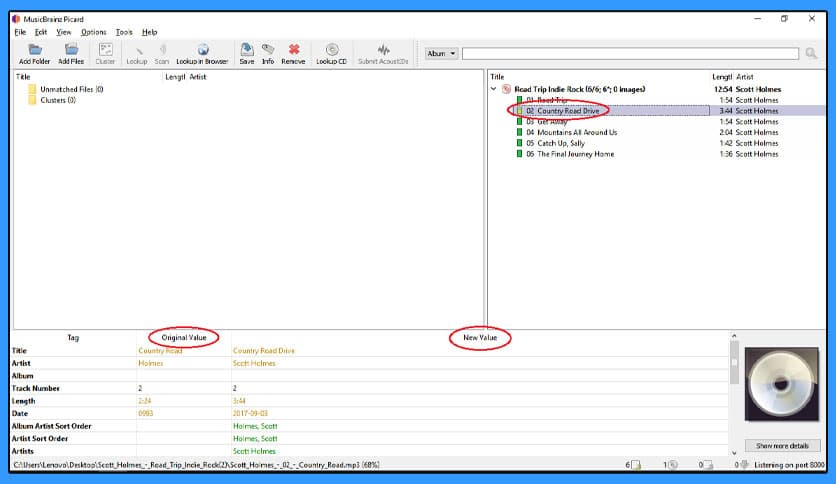 MusicBrainz Picard 2.13.3