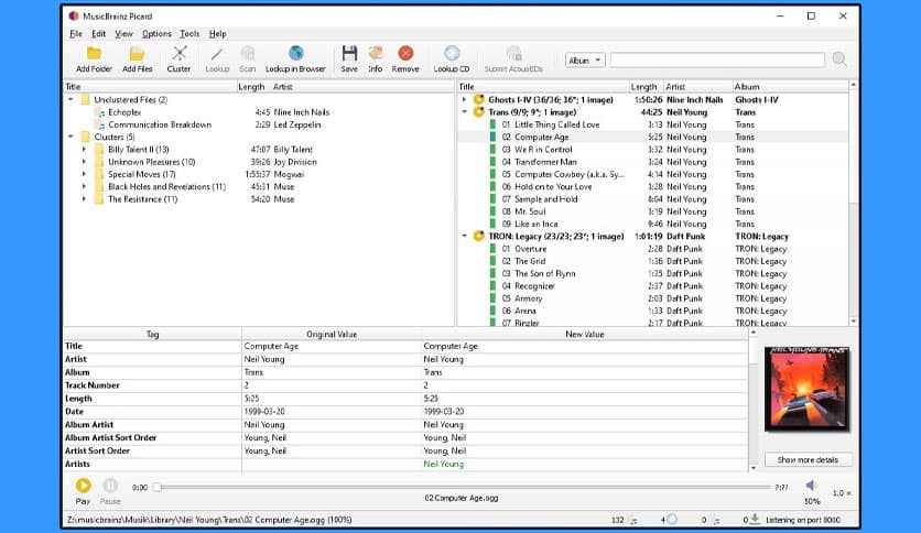 MusicBrainz Picard 2.13.3