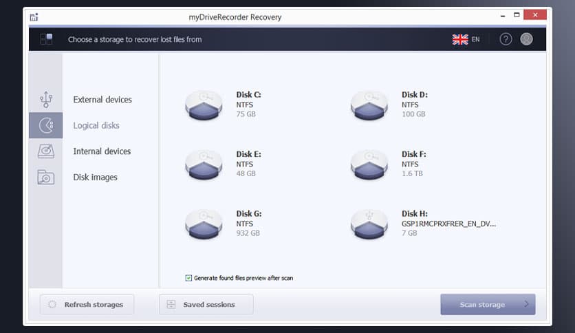 myDriveRecorder Recovery 1.16.1