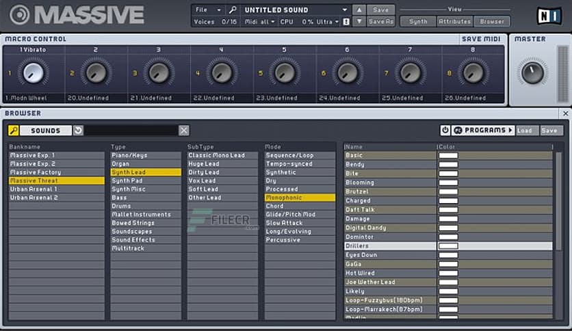 Native Instruments Massive 1.7