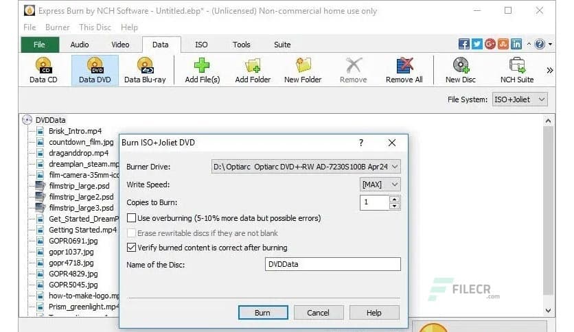 NCH Express Burn Plus 12.00