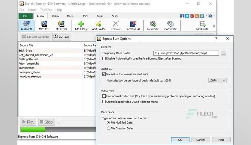 NCH Express Burn Plus 12.00