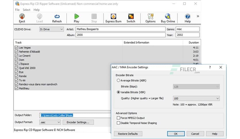 NCH Express Rip Plus 5.00