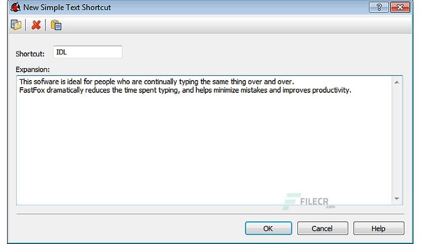 NCH FastFox Text Expander 2.35