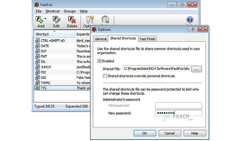 NCH FastFox Text Expander 2.35