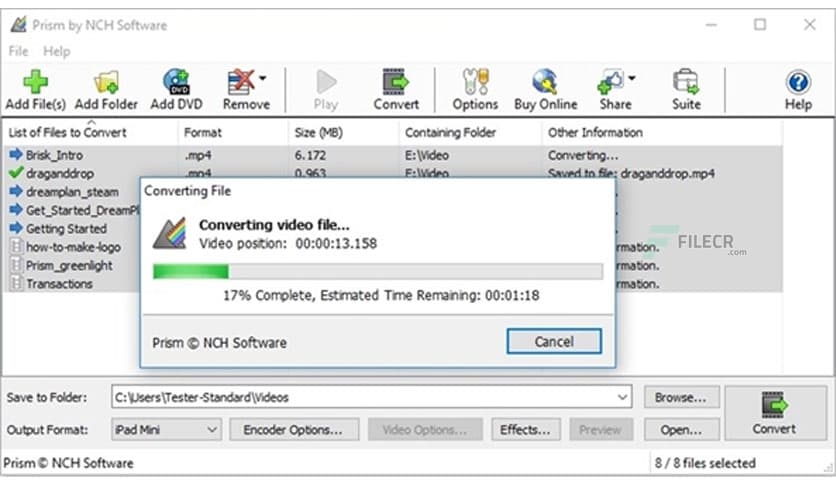 NCH Prism Video Converter Plus 12.04