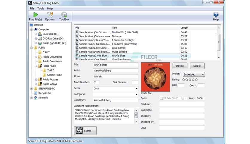 NCH Stamp ID3 Tag Editor 2.40