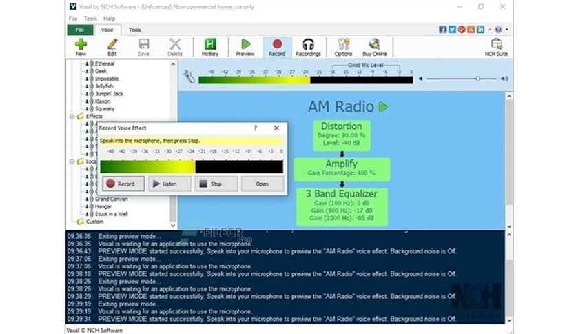 NCH Voxal Voice Changer Plus 8.00
