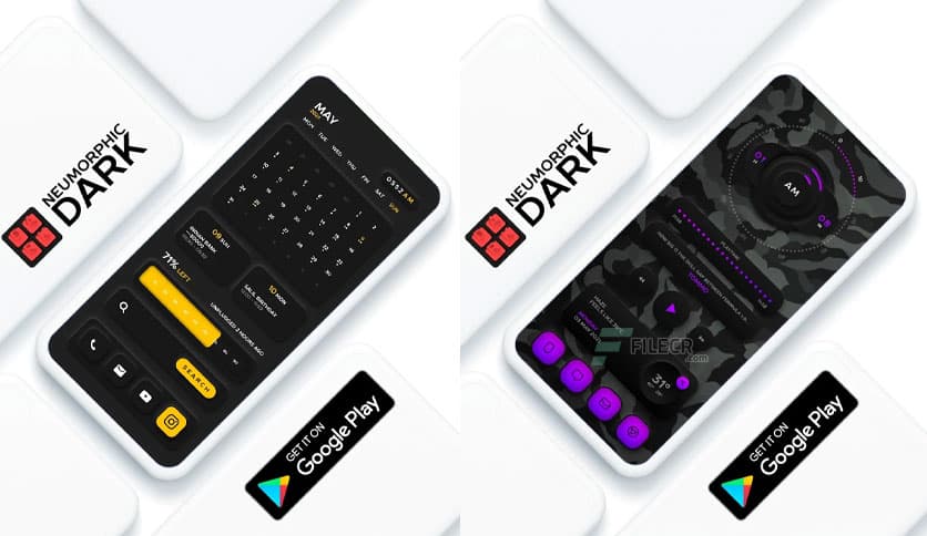 Neumorphic Dark KWGT v2021.Jun.10.01