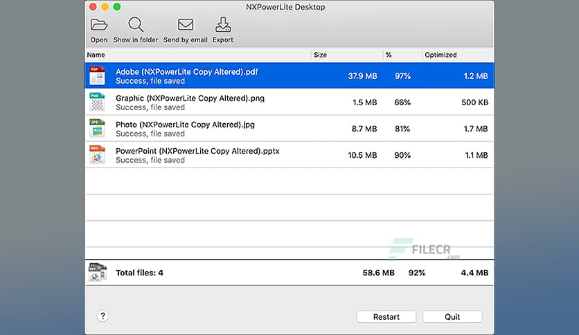 NXPowerLite Desktop 10.3.3