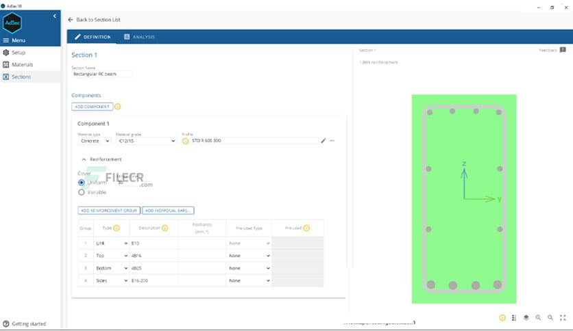 Oasys AdSec 10.0.7.15