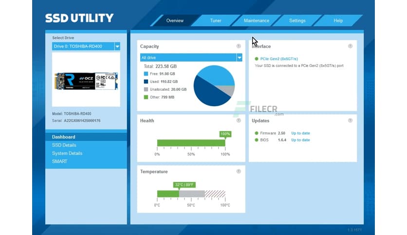 OCZ SSD Utility 4.0.0012