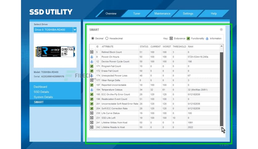 OCZ SSD Utility 4.0.0012