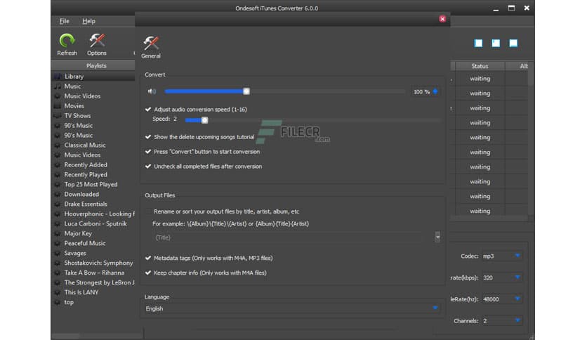Ondesoft iTunes Converter 6.9.1