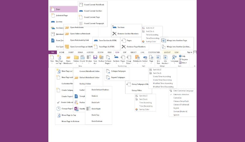 OneNoteGem Gem for OneNote 2024 v73.0.0.352