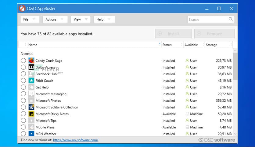 O&O AppBuster 1.3.1343