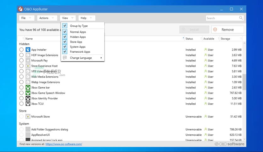 O&O AppBuster 1.3.1343