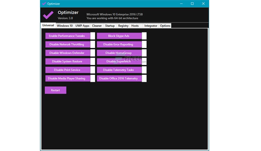 Optimizer 16.7