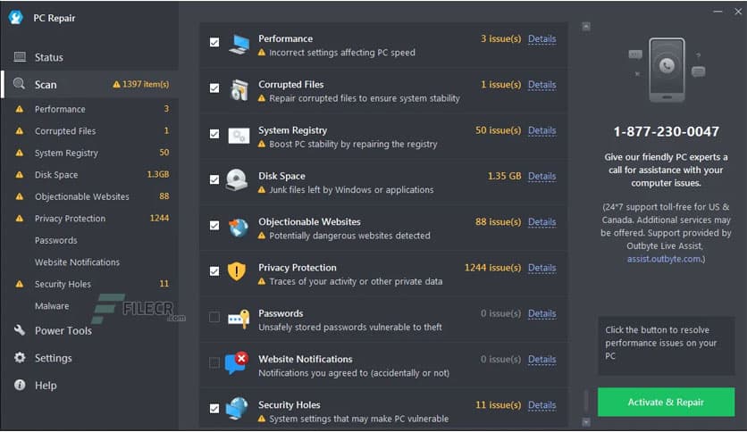 OutByte PC Repair 1.7.112.7856