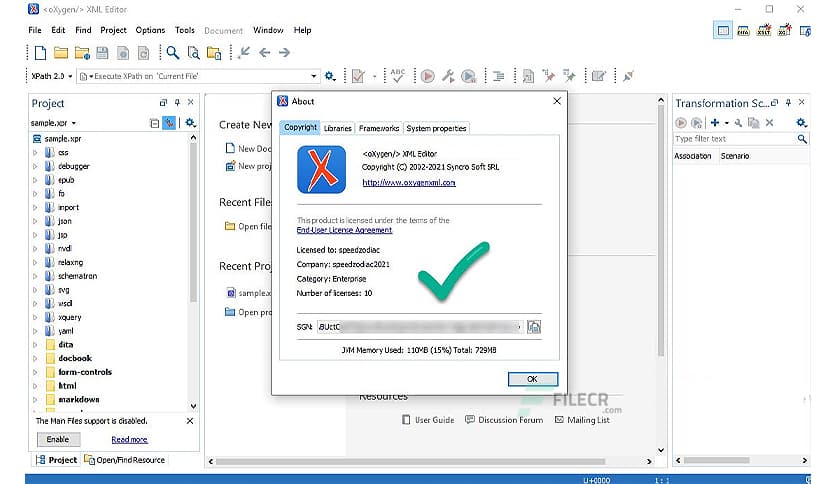 Oxygen XML Editor 26.0
