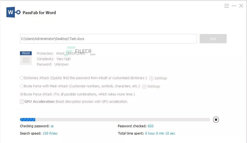 PassFab for Word 8.5.4.0