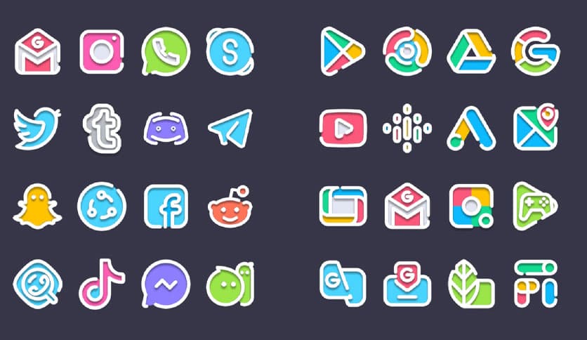 PasteLina – Icon Pack 70.0