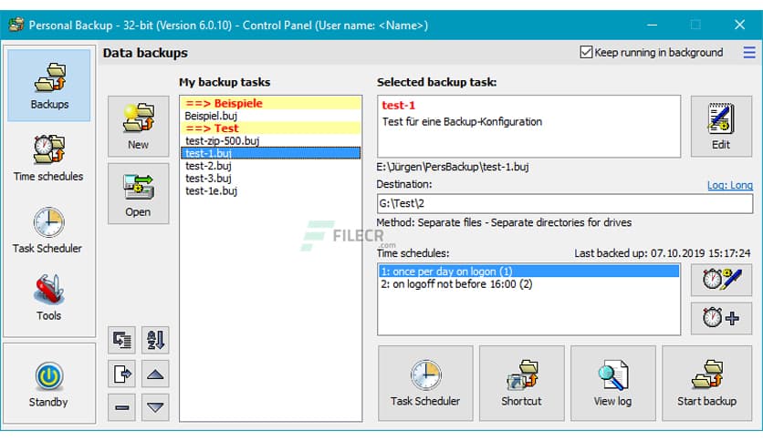 Personal Backup 6.4.0601
