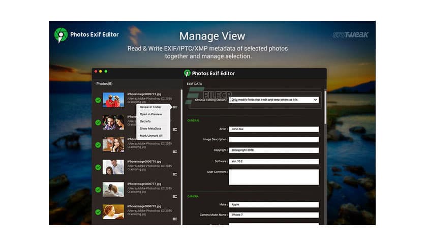 Photos Exif Editor 5.0