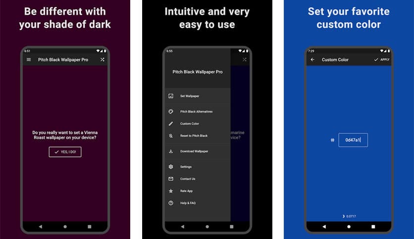 Pitch Black Wallpaper Pro v1.1.0