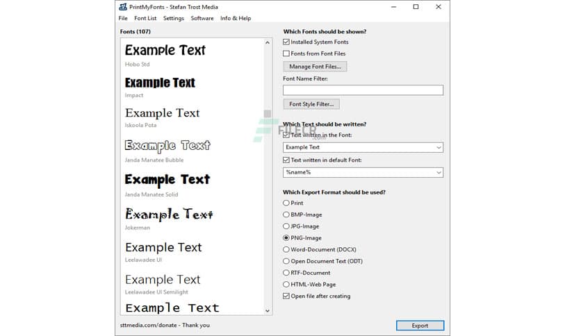 Print My Fonts 24.8.31