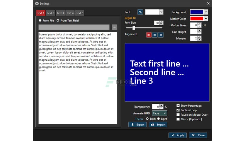 Programming TelePrompter 2.8.0
