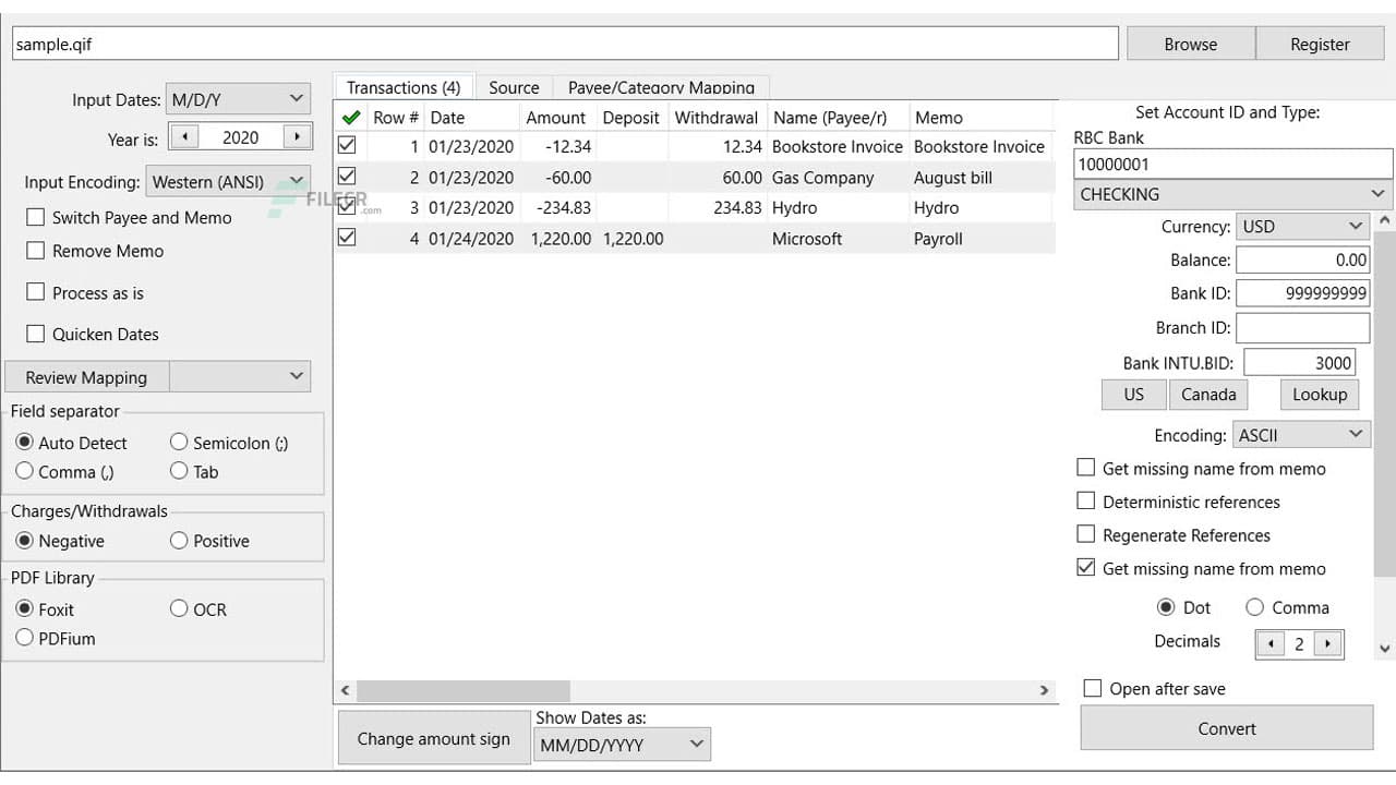 ProperSoft Bank2QBO 4.0.121