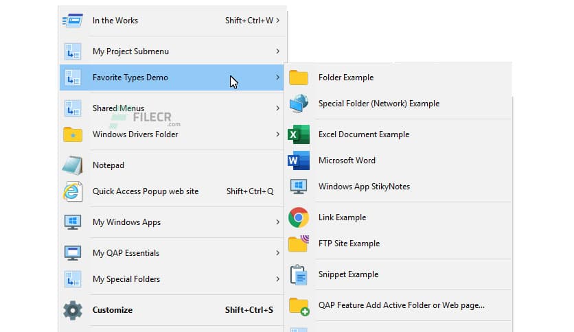 Quick Access Popup 12.1.1