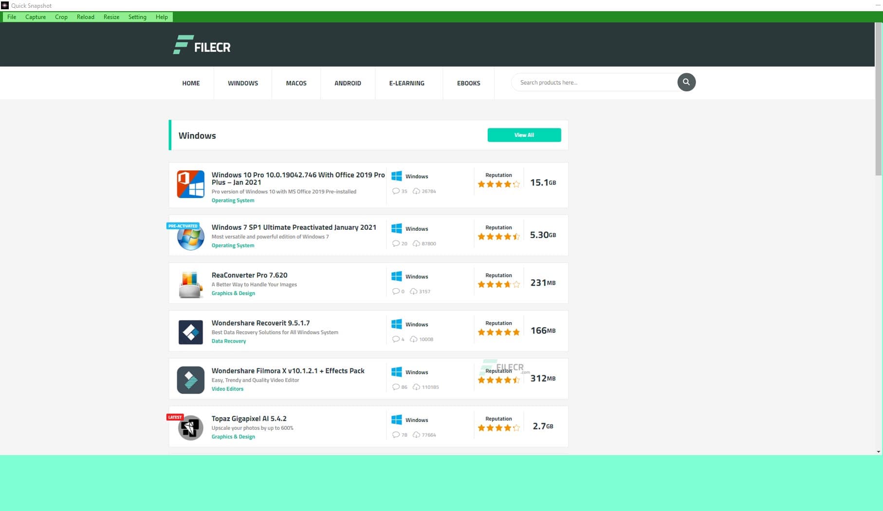 Quick Snapshot 3.8.0.0
