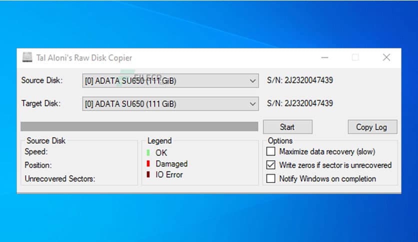 Raw Disk Copier 1.0.6