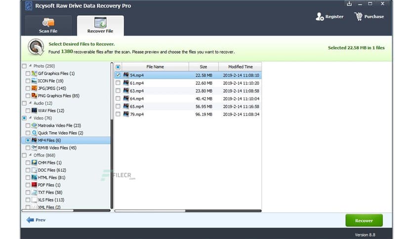 Rcysoft Raw Drive Partition Recovery Pro 8.9.0.0