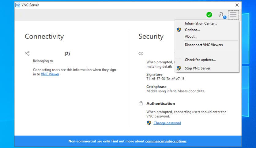 RealVNC VNC Server Enterprise 7.16.0