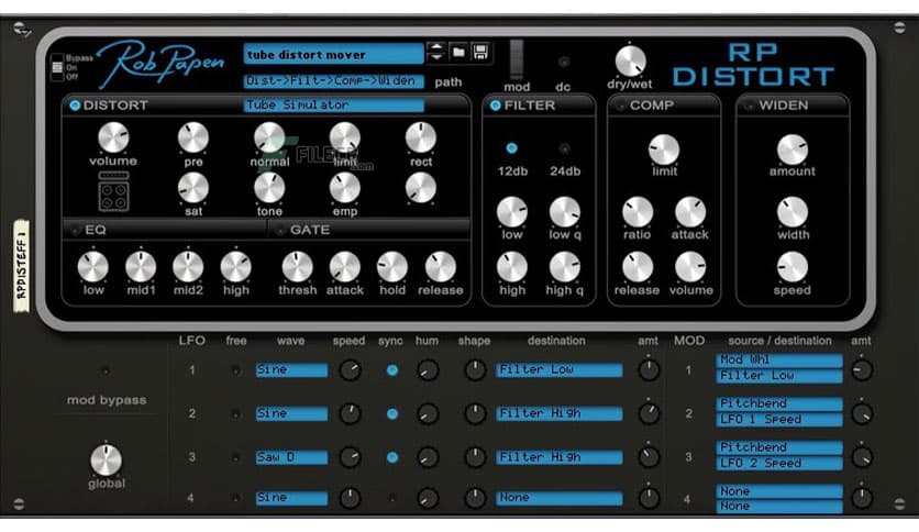 Reason RE Rob Papen RPDistort v1.0.4