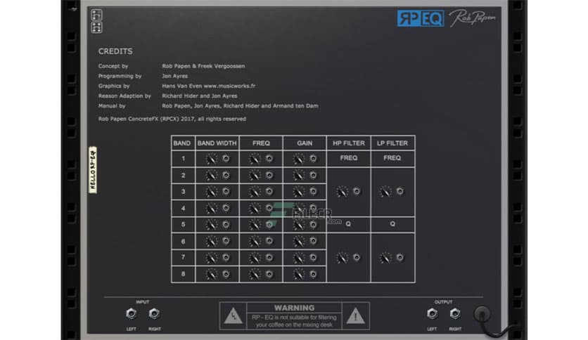 Reason RE Rob Papen RPEQ v1.0.2